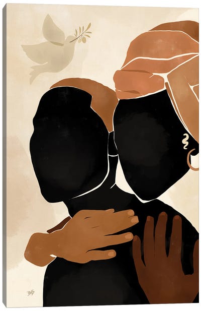 Protect Canvas Art Print - Black Lives Matter Art