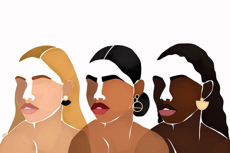 Sisters III by Bria Nicole wall art