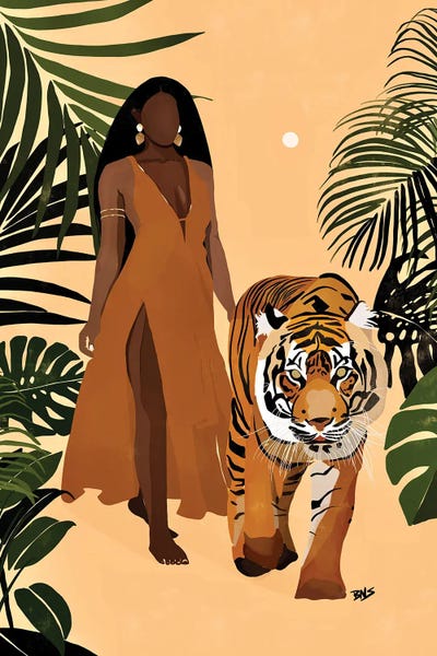 Large Wall Art & Big Canvas Prints: Aliya by Bria Nicole
