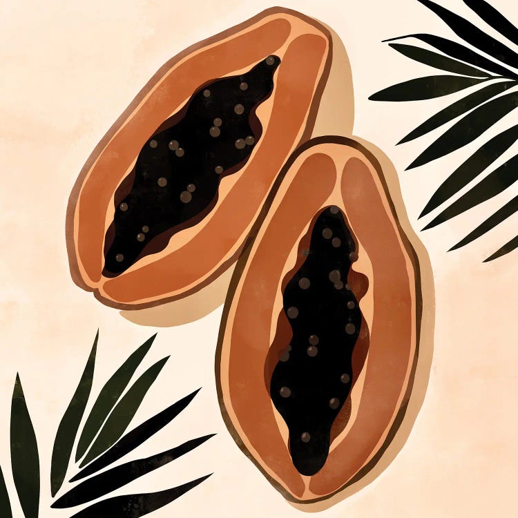 Papaya by Bria Nicole wall art