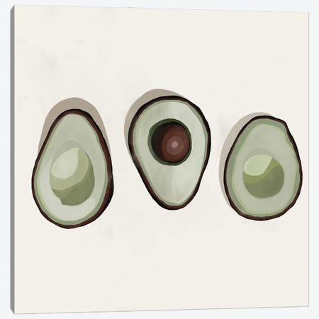 Avocados Canvas Print #BNC47} by Bria Nicole Canvas Art