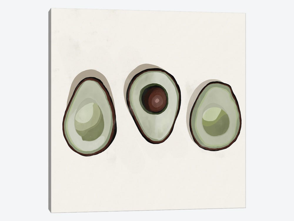 Avocados by Bria Nicole 1-piece Canvas Artwork