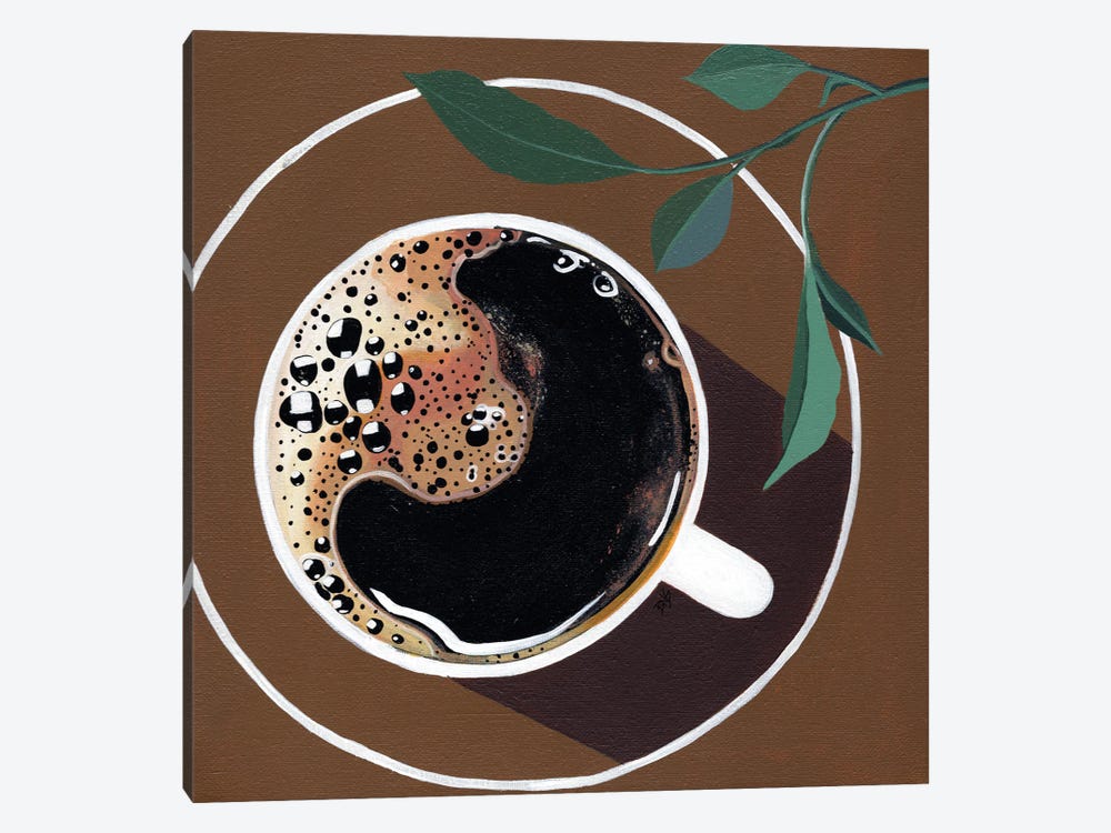 Coffee by Bria Nicole 1-piece Canvas Art Print