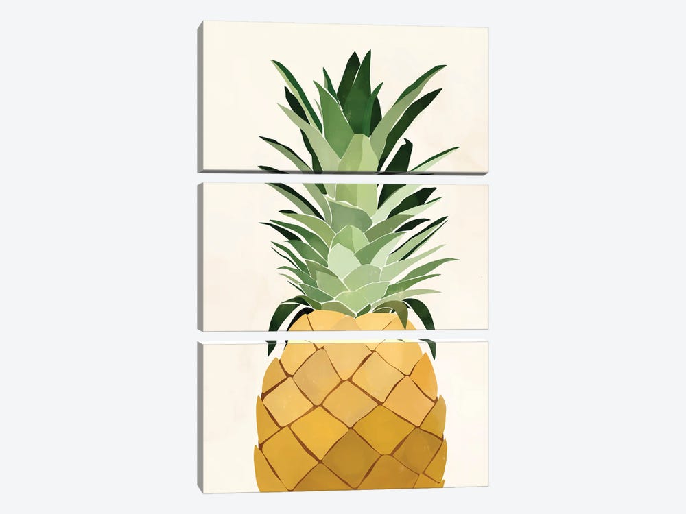 Pineapple Single by Bria Nicole 3-piece Canvas Art