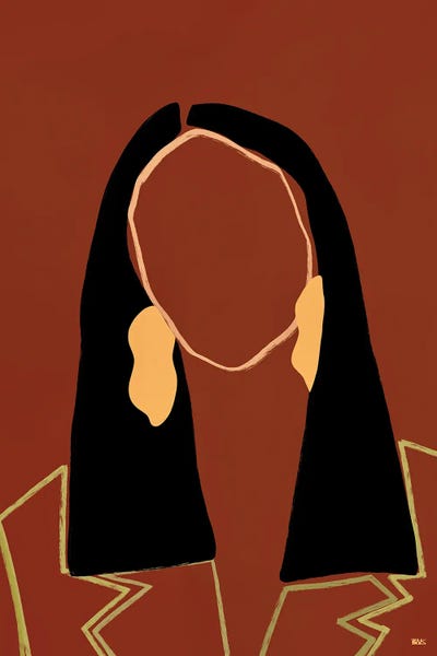 Large Minimalist Art - Canvas Prints: Joi by Bria Nicole