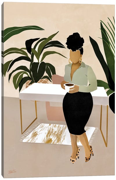 Boss Babe Canvas Art Print - Women's Empowerment Art