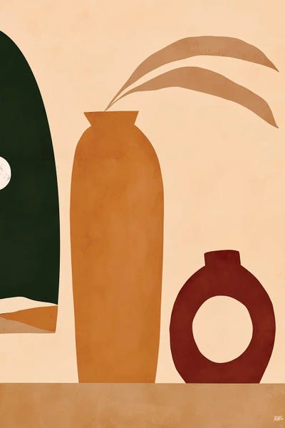 Large Modern Art - Canvas Prints: Ochre II by Bria Nicole