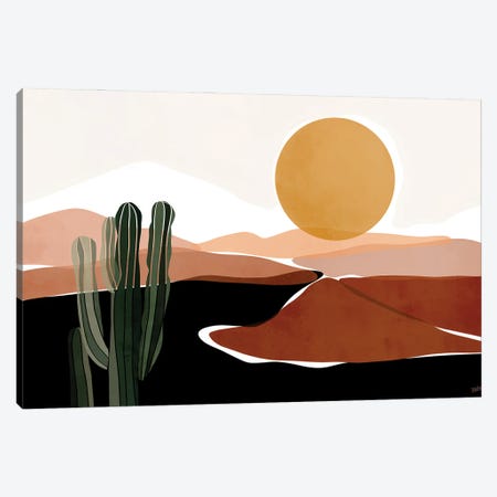 Desert Calm Canvas Print #BNC7} by Bria Nicole Canvas Wall Art