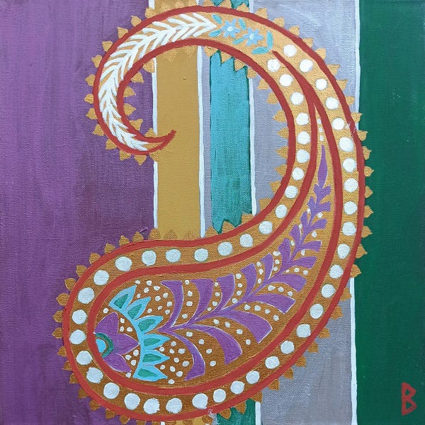 Berit Bredahl Nielsen: Indian Paisley by Berit Bredahl Nielsen