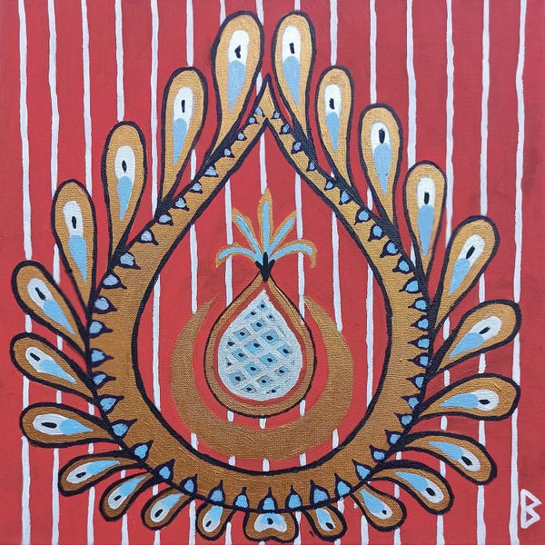 Berit Bredahl Nielsen: Turkish Silk Cloth by Berit Bredahl Nielsen