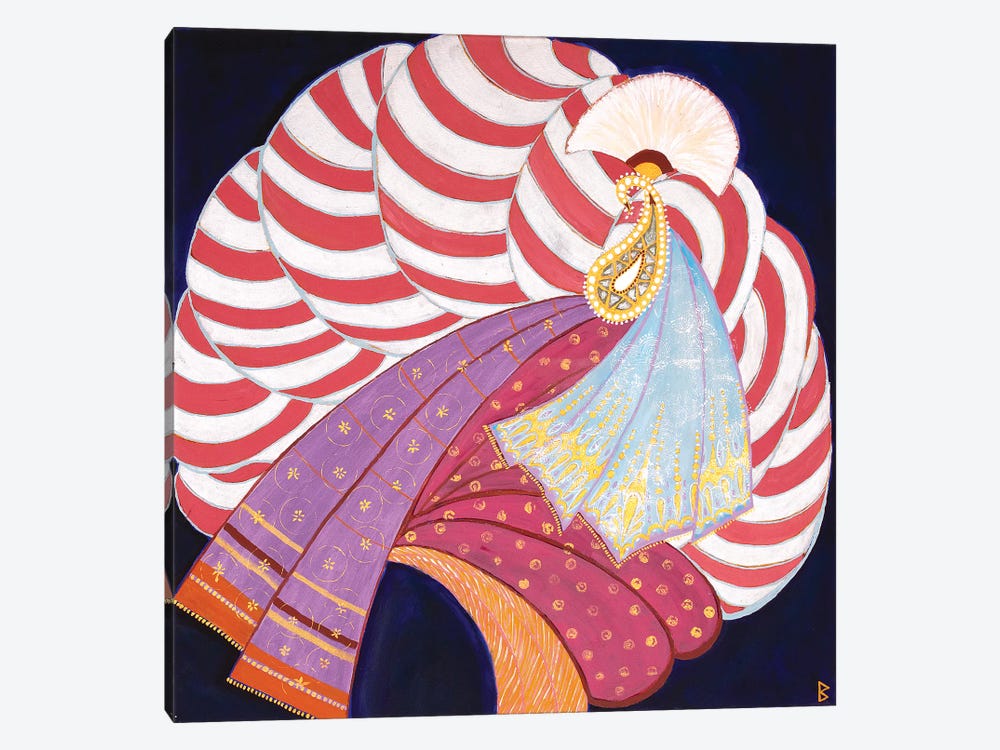 Turban I – India by Berit Bredahl Nielsen 1-piece Canvas Print