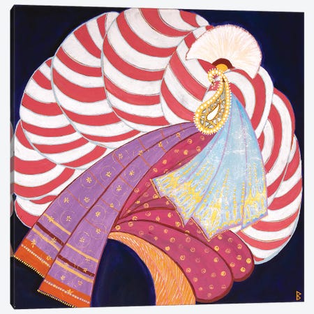 Turban I – India Canvas Print #BNI11} by Berit Bredahl Nielsen Canvas Art