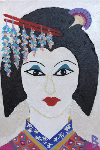 Berit Bredahl Nielsen: Japanese Woman by Berit Bredahl Nielsen