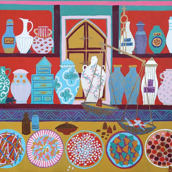 Berit Bredahl Nielsen: The Old Drug Store In Istanbul by Berit Bredahl Nielsen