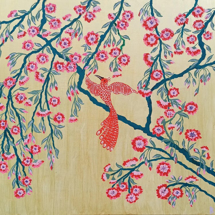 Joyous Spring by Berit Bredahl Nielsen canvas print