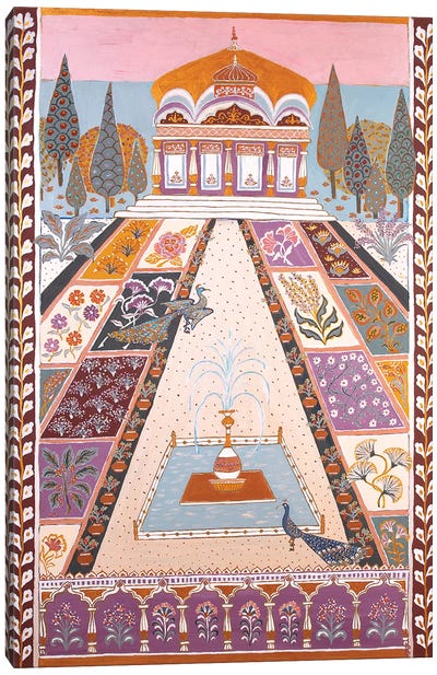 The Maharadja’s Garden Canvas Art Print - Indian Décor