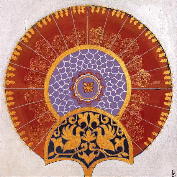 Berit Bredahl Nielsen: Indian Fan III by Berit Bredahl Nielsen