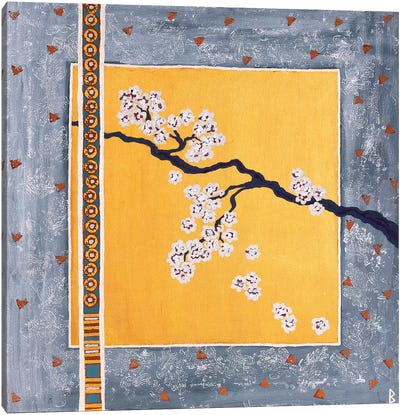 Cherry Blossoms Canvas Art Print - Berit Bredahl Nielsen