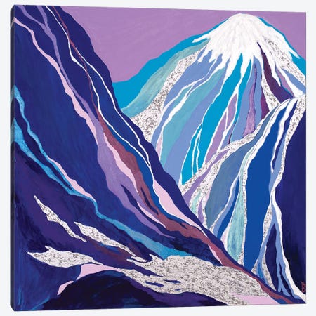 The Last Snow Melting in The Blue Mountains Canvas Print #BNI20} by Berit Bredahl Nielsen Art Print