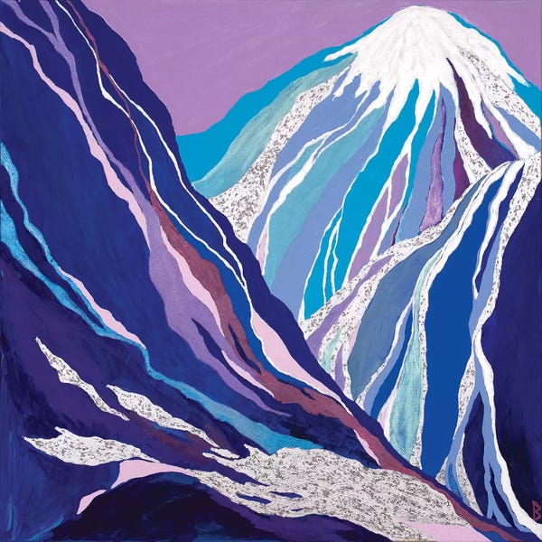 Berit Bredahl Nielsen: The Last Snow Melting in The Blue Mountains by Berit Bredahl Nielsen