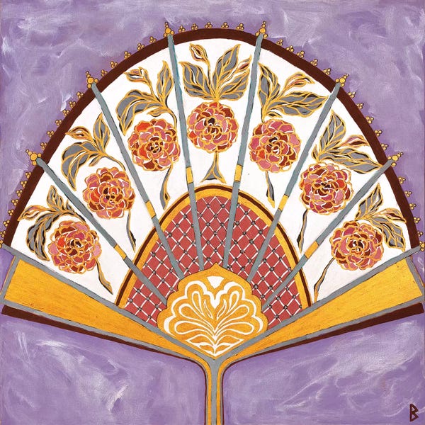 Berit Bredahl Nielsen: Persian Fan by Berit Bredahl Nielsen