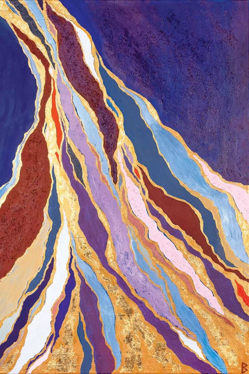Rivers Of Gold by Berit Bredahl Nielsen wall art