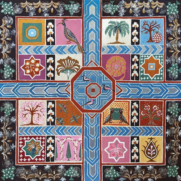 Global Folk: Persian Garden by Berit Bredahl Nielsen