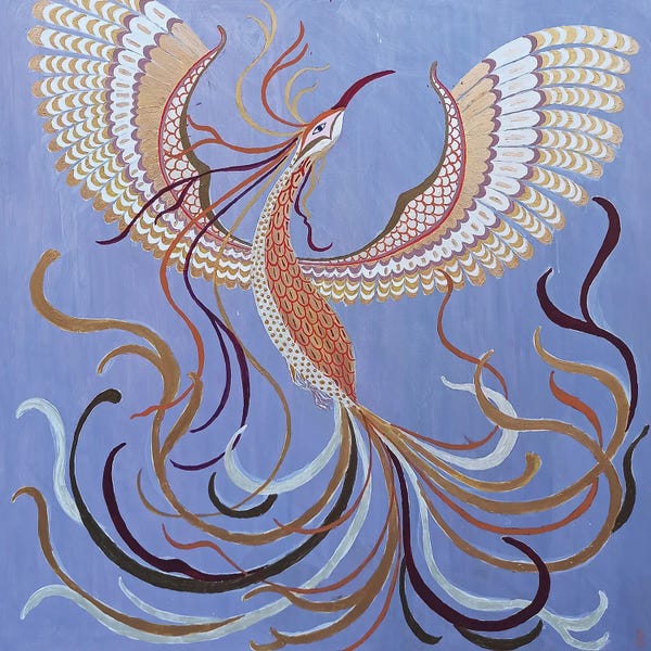 Berit Bredahl Nielsen: Golden Phoenix by Berit Bredahl Nielsen