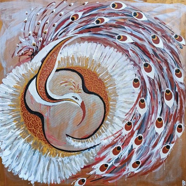 Berit Bredahl Nielsen: Mythical Bird by Berit Bredahl Nielsen