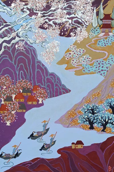 Berit Bredahl Nielsen: Spring By The Winding River by Berit Bredahl Nielsen