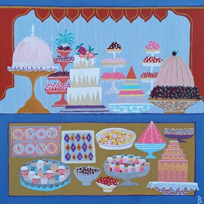 Sweet Temptations by Berit Bredahl Nielsen art print