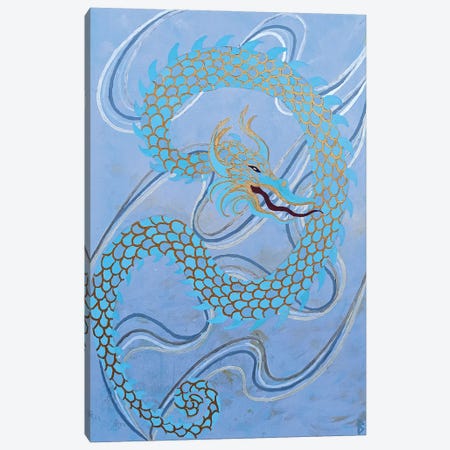 Water Dragon Canvas Print #BNI69} by Berit Bredahl Nielsen Art Print