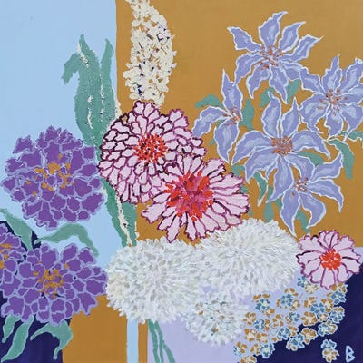 Desert Flowers by Berit Bredahl Nielsen canvas print