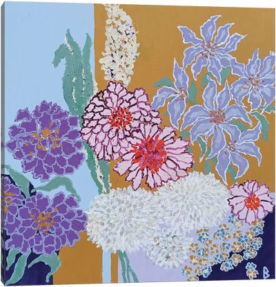 Desert Flowers Canvas Art Print - Berit Bredahl Nielsen