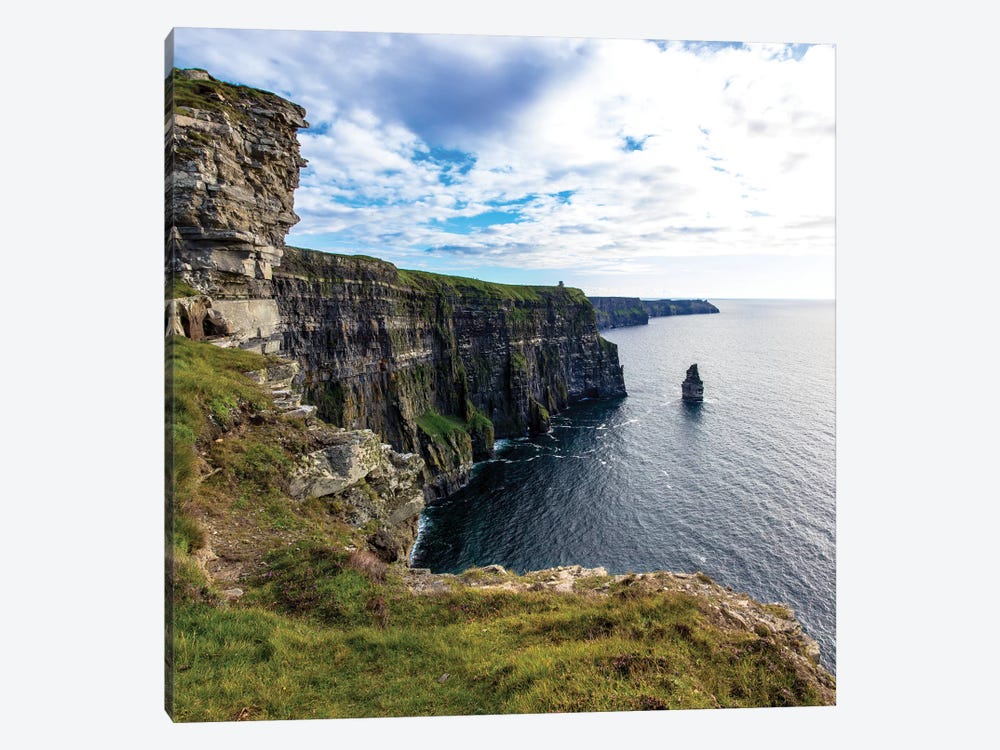 Cliffs Of Moher Square by Stede Bonnett 1-piece Canvas Wall Art