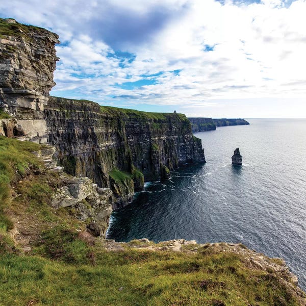 Ireland: Cliffs Of Moher Square by Stede Bonnett