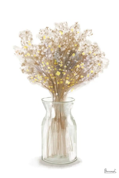 Dried Flower Yellow II by Bannarot canvas print