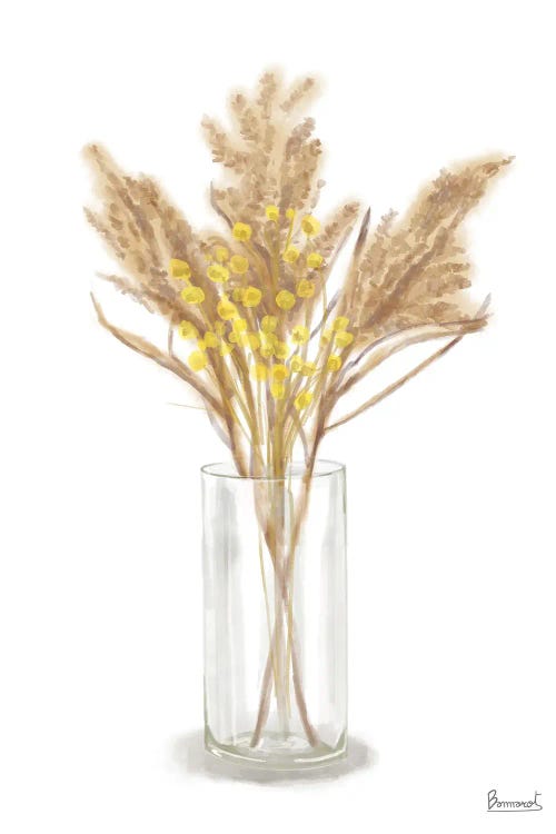 Dried Flower Yellow IV