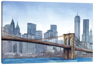NY Skyline Canvas Art Print