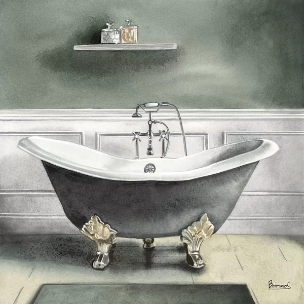 Bannarot: Smoky Gray Bath I by Bannarot
