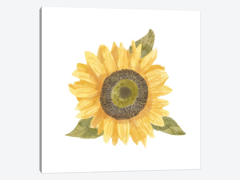 Single Sunflower I by Bannarot 1-piece Art Print