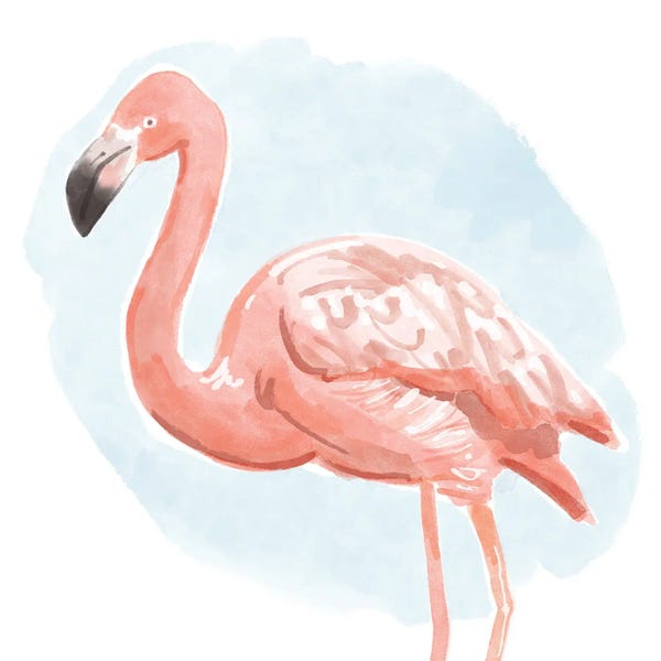 Bannarot: Tropical Flamingo I by Bannarot
