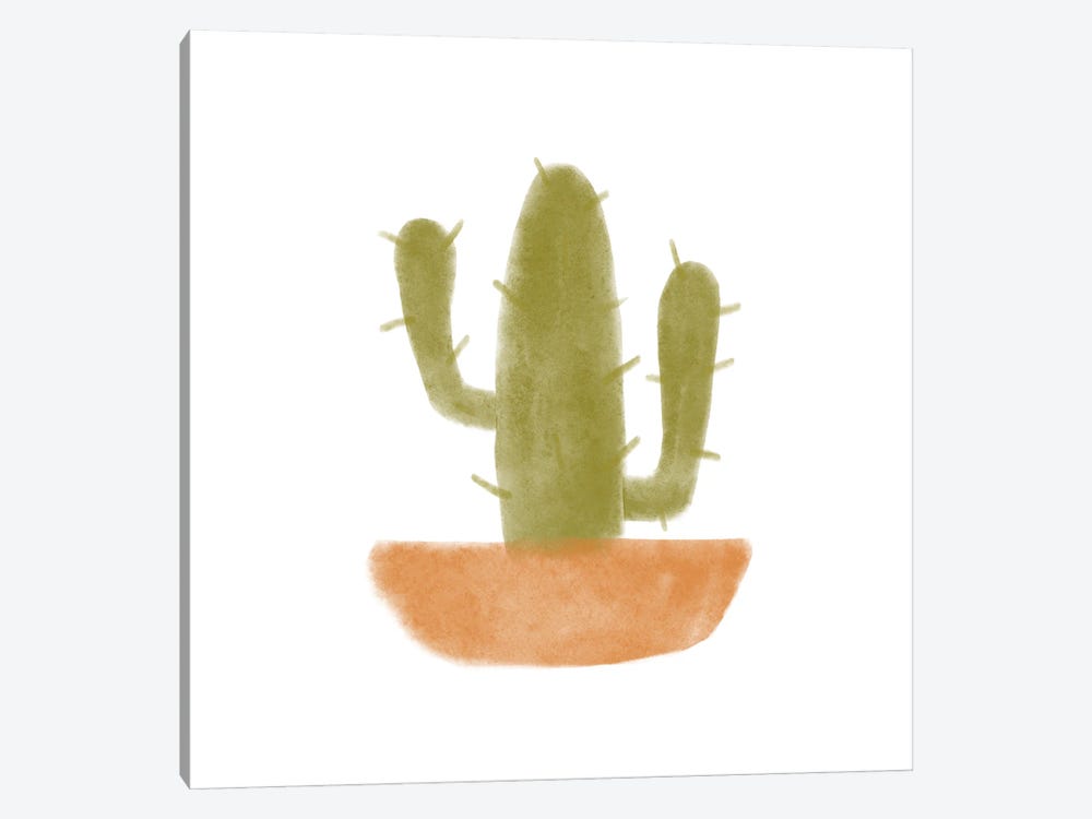 Watercolor Cactus V by Bannarot 1-piece Art Print
