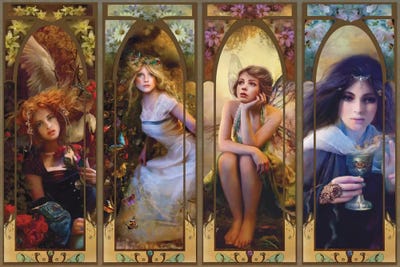 Ethereal Spirits by Bente Schlick gallery poster