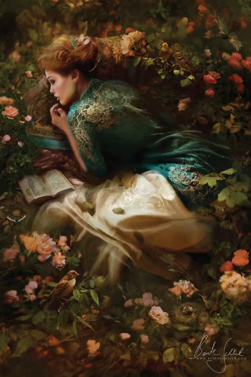 Into Dreamland by Bente Schlick wall art