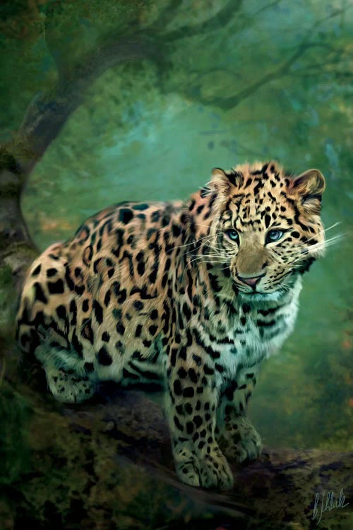 Leopard by Bente Schlick wall art