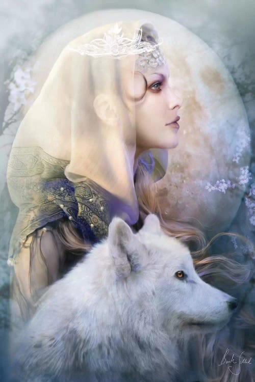 Luna by Bente Schlick wall art