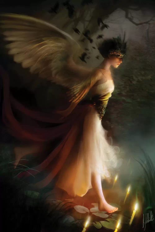 Sleepwalker by Bente Schlick wall art