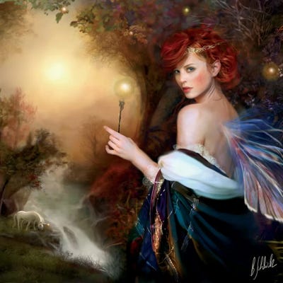 Spellbinder Landscape by Bente Schlick gallery poster