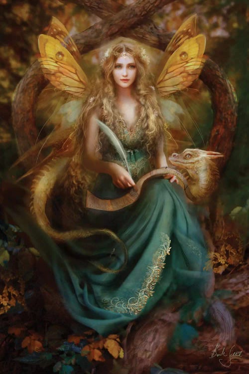 Storyteller by Bente Schlick wall art